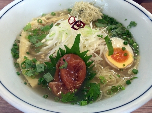 「冷し梅塩SOBA（７８０円）」@麺家 Shumen Doushiの写真