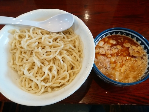 「海老味噌つけ麺(大盛・300g)720円」@翔鶴 高崎店の写真