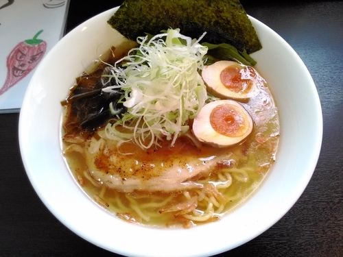 「1周年限定 海老塩ラーメン」@麺屋 シロサキの写真