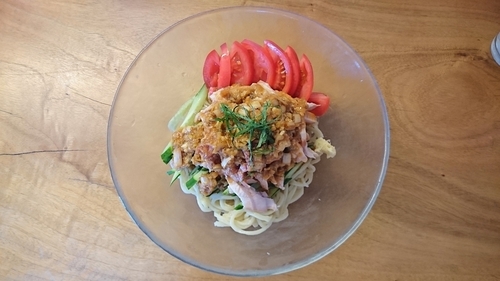 「棒々鶏冷麺（￥850）」@白河手打中華そば  一番いちばんの写真