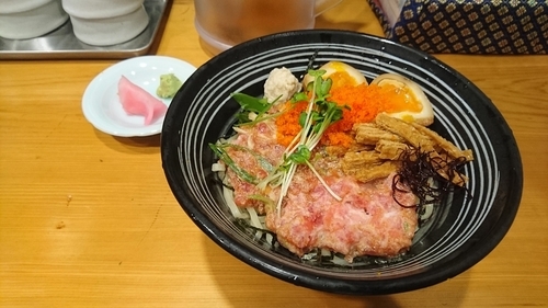 「ちらし麺・竹」@鮮魚鶏出汁麺 沢むらの写真