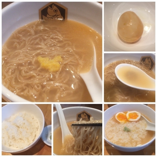 「【限定1日15食】金目鯛かけらーめん700円ライス100円」@真鯛らーめん 麺魚の写真