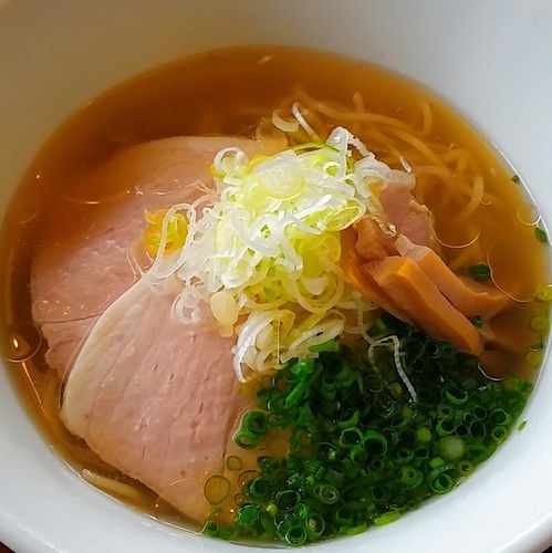 「【限定】冷鯛らーめん塩（冷飯付き）９００円」@青山清湯そば 青ノ樹の写真