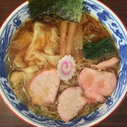 「ワンタンメン ¥830円」@白河手打中華 賀乃屋の写真