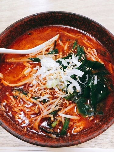 「雷らーめん大辛」@手打ちらーめん 金龍の写真