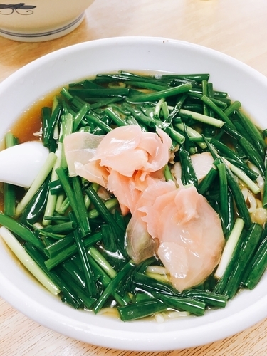 「博多ネギらーめん」@手打ちらーめん 金龍の写真