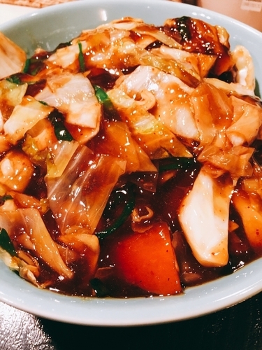 「すたみな冷やし 大盛り」@すたみならーめん えむずの写真