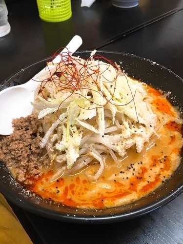 「冬の絶景味噌ふじ麺中盛り」@景勝軒 伊勢崎総本店の写真