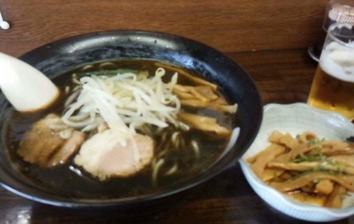 「調布ブラック大盛」@中華そば みのやの写真