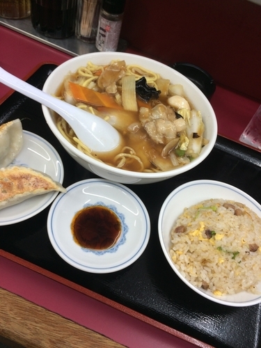 「Bセット」@手打ちラーメン 福一 津田沼店の写真
