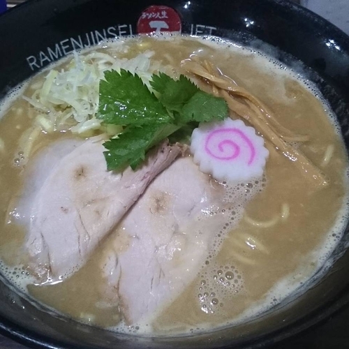 「鶏煮込みそば」@ラーメン人生 JET 福島本店の写真