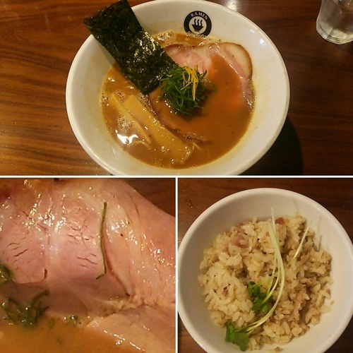 「GOTTU　らーめん780円　豚炊込みごはん100円」@RAMEN GOTTSUの写真