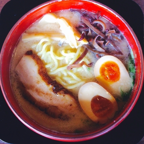 「鶏白湯ラーメン ¥790円（味玉＋100円）」@濃厚ラーメン こっこ屋の写真