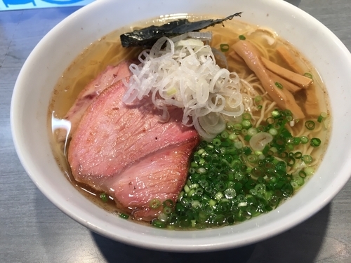 「煮干(塩)＋チャーシュー1枚」@喜乃壺の写真