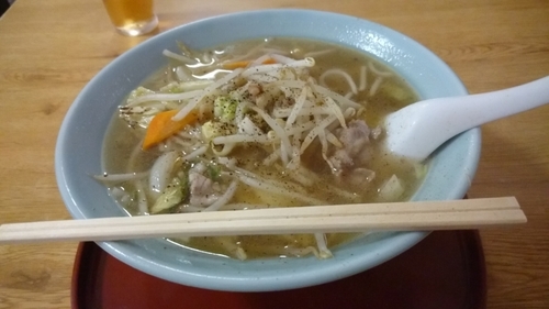 「タンメン」@らーめん亭 朝日山の写真