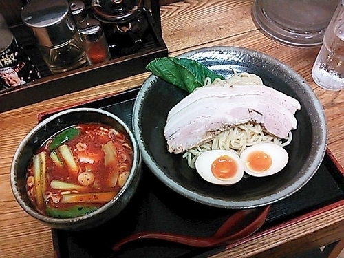 「特製辛つけめん（並）」@麺創 玄古の写真