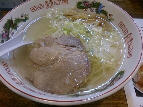 「朝専用中華ソバ 塩味」@らあめん 寸八 総本店の写真