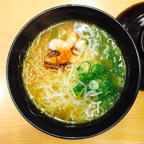 「濃厚えび味噌ラーメン 280円」@スシロー 新横浜店の写真