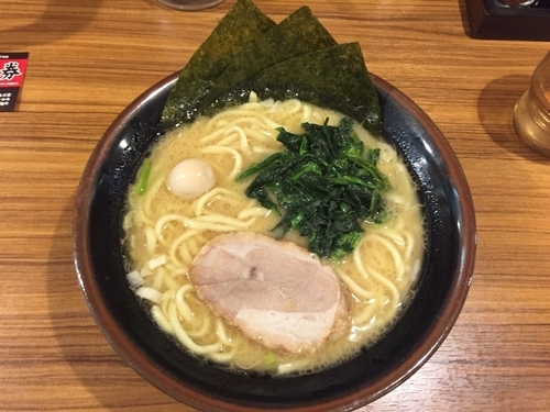 「ラーメン 醤油」@横浜家系ラーメン 壱角家 新橋店の写真