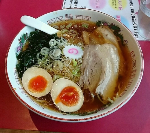 「味玉醤油ラーメン」@マルキ屋 東那須店の写真