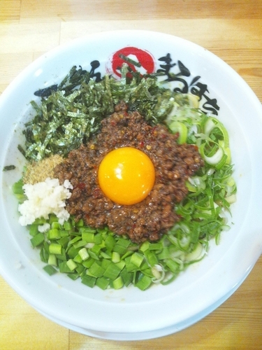 「カレー台湾まぜそば」@らーめん まるはちの写真