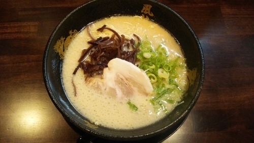 「とんこつラーメン(カタ)」@風龍.MAX 新橋店の写真