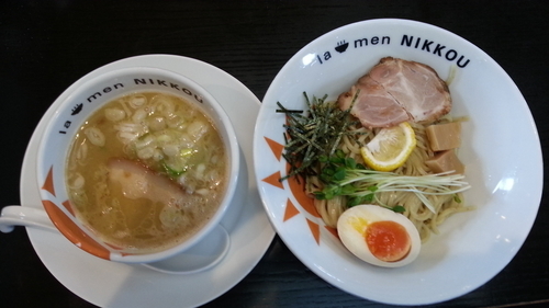 「つけ麺 柚子白湯」@ラーメン にっこうの写真