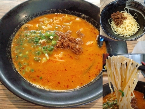 「肉味噌ラーメン750円＋替え玉半玉100円」@吟醸らーめん 久保田 本店の写真