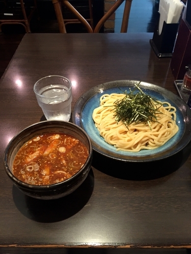「和風つけそば並盛り」@つけそば 麺彩房 五反田店の写真