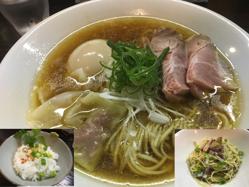 「【限定】味玉真鯛と平目の生揚げ醤油900円」@中華そば 先崎の写真