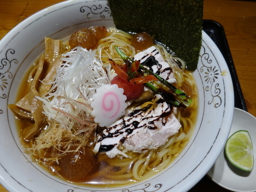 「冷やしラーメン　　880円」@中華そば 勝本の写真