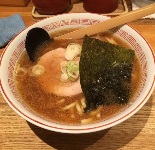 「醤油ラーメン（濃い目￥780）」@つけ麺屋 利平の写真