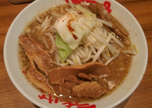 「ガッツリ煮干らーめん　800円」@なんつッ亭 御徒町店の写真