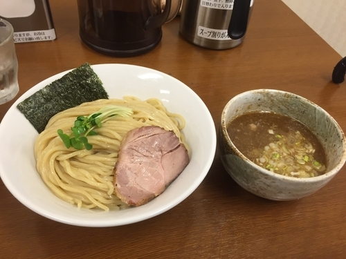 「濃厚つけ麺中盛＋チャーシュー丼 1000円」@麺処 有彩の写真