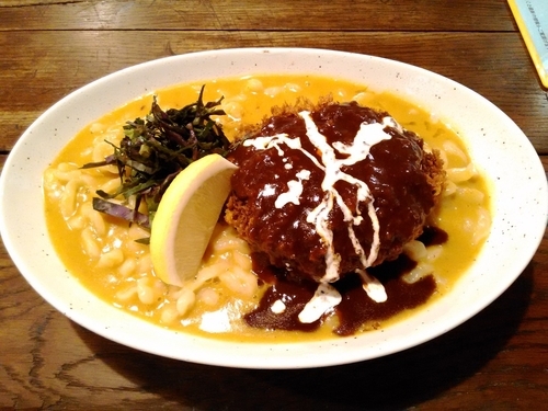 「期間限定 和牛メンチカツの濃厚ベジソバ」@琉球チルダイの写真