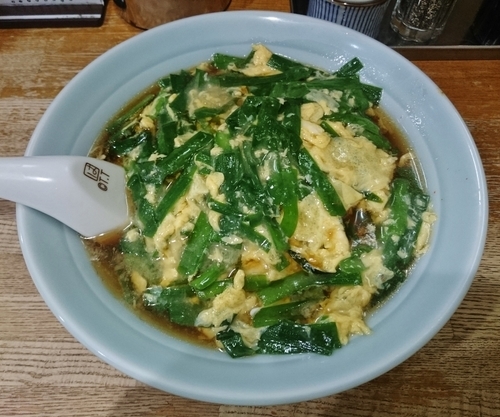 「ニラとじソバ 780円」@ラーメンハウス立華の写真