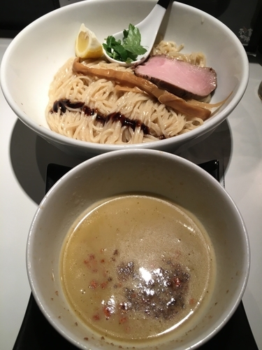 「醤油つけそば 900円」@SOBAHOUSE金色不如帰の写真