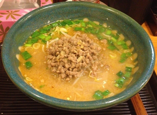 「ニラ味噌ラーメン＋餃子(800円＋250円)」@支那そば やまいちの写真