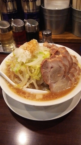 「みちるめん」@ガツ盛リラーメン みちる屋 松戸店の写真