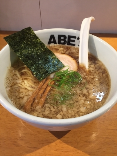 「背脂煮干しラーメン」@ラーメン ABE'sの写真