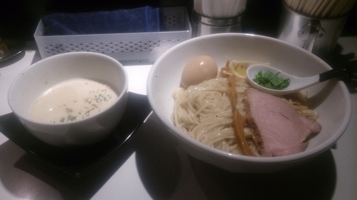 「つけそば(塩)＋味玉」@SOBAHOUSE金色不如帰の写真