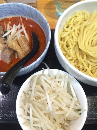 「辛味噌つけめん、ヤサイ」@味噌麺処 花道庵の写真