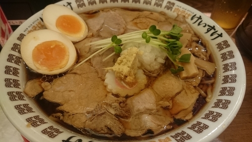 「味たま肉そば、大盛り」@NEW OLD STYLE 肉そば けいすけの写真