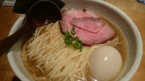 「味たまラーメン、大盛り」@中華蕎麦 蘭鋳の写真