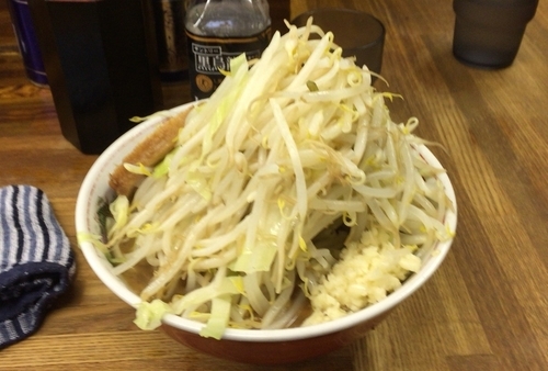 「ミニらーめん」@ラーメン二郎 新小金井街道店の写真