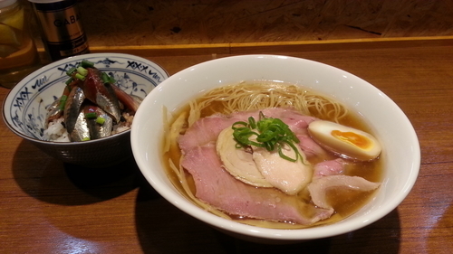 「中華そば淡口+いわし丼+他」@寿製麺よしかわ 川越店の写真