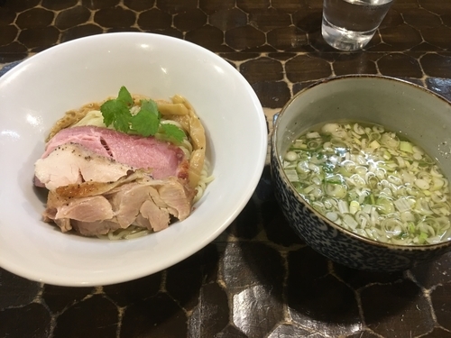 「【限定】淡麗つけそば   冷やし煮干しそば」@特級鶏蕎麦 龍介の写真