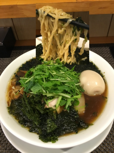 「[6.18土曜限定] 闇出汁魚貝らぁ麺 800円」@麺庵ちとせの写真