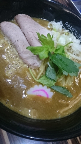 「カレーラーメン800円」@ラーメン人生 JET 福島本店の写真