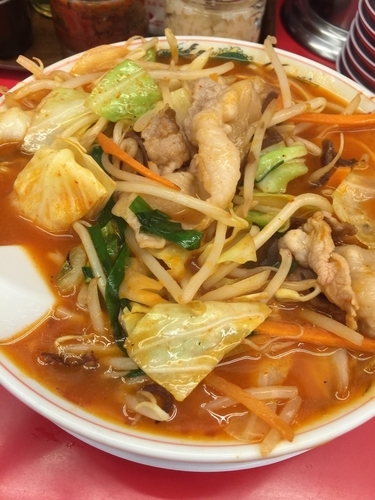 「旨辛タンメン 830円税抜」@ラーメン魁力屋 五反田店の写真